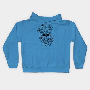 Sugar Skull - Plain Kids Hoodie